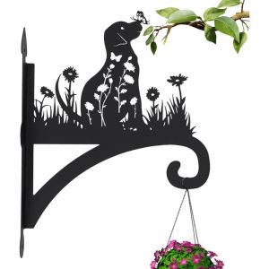 Porte - Ext&eacute;rieur - Support pour Carillon &agrave; Vent Chien - Support Mural pour