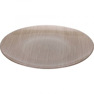 Assiette plate en verre karneol, ø 32 cm