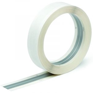 Bande à joint papier armée pour angle saillant Placo rouleau 5 cm x 30 m