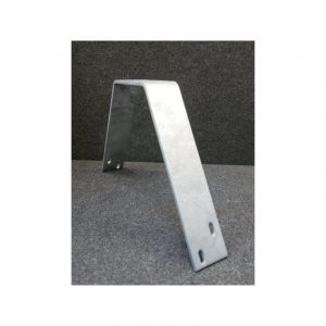 Fixation murale forte charge acier galvanise epaisseur 8mm deport 650mm pour mât Ø 76mm (non incl) TONNA