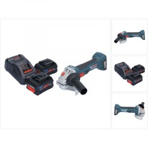 Bosch gws 18V-7 Professional Meuleuse angulaire sans fil 18 v 125 mm Brushless + 2x batterie ProCORE 8,0 Ah + chargeur