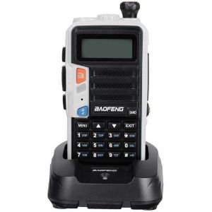 BAOFENG UV S neuf Plus Talkie Walkie Tri-Bande Puissant &eacute;metteur-R&eacute;cepteur Radio CB 10W 10km Longue Port&eacute;e Argent 1pc