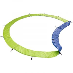 HAPPY GARDEN - Matelas de protection r&eacute;versible pour trampoline &Oslash;430cm MELBOURNE - vert/bleu