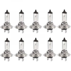 Bluedeer - Lot de 10 Ampoules H7 12V 55W Halogène Super Lumineuses Xenon, Longue Durée de Vie, Feux de Croisement et Feux de Route