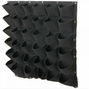 Sac &agrave; Plantes Mural 36 Poches - Sac De Plantation Vertical - Jardini&egrave;re Design &agrave; Suspendre - Mur V&eacute;g&eacute;tal Ext&eacute;rieur - Jardin Mural Souple en Feutre