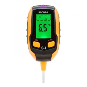 SNQ - PH-Mètre du Sol, Testeur De ph du Sol 4 en 1 Numérique, Testeur D'humidité du Sol-lumière-pH-température, Kits d'outils de Jardinage pour Le