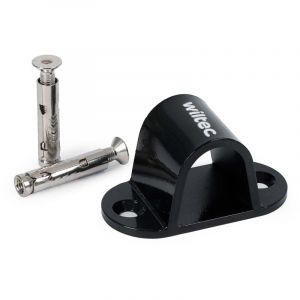 Wiltec ancre antivol type 01 en acier 100 &times; 50 &times; 50 mm, fixation murale et au sol pour moto et v&eacute;lo