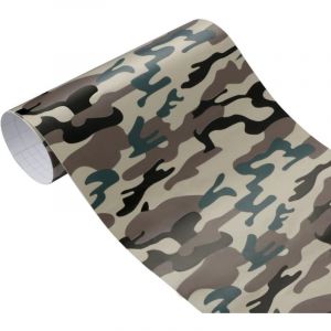 Jusch - Camouflage Film Vinyle Wrap - Camouflage Vinyle Film AdhéSif Voiture en pvc - 50cm x 200cm