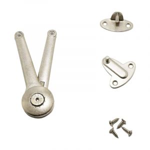 Bras Articulé Delta Réglable pour Frein Portes avec Ouverture vers le Haut et vers le Bas