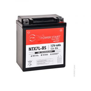 NX - Batterie moto Gel YTX7L-BS / FTX7L-BS / NTX7L-BS 12V 6Ah