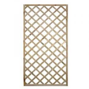 Panneau Grillag&eacute; En Bois Euro