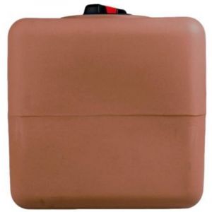 Elbi - Cuve récupération eau de pluie 300L - Réservoir aérien cubique Terracotta - Polyéthylène cb