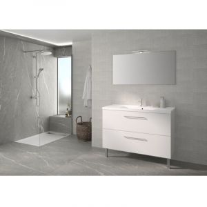 CAREA - Concept plan vasque + meuble tiroirs LUNEA 120 cm