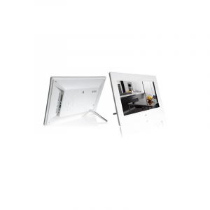 Jormftte - Cadre photo numérique7.5 pouces avec fhd 768 x 1024 ips grand écran, calendrier, réveil, cadre photo numérique, lecteur photo, vidéo,