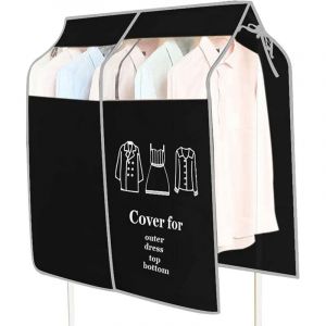 Housse de V&ecirc;tement, 90 x 110 cm Housse de Anti-Poussi&egrave;re Protection Portant Universelle Garment Covers pour Tringle &agrave; V&ecirc;tements Robe Chemise Costumes