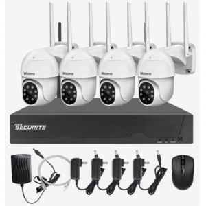 Syst&egrave;me Vid&eacute;osurveillance WiFi 6 NVR - cam&eacute;ra Motoris&eacute;e