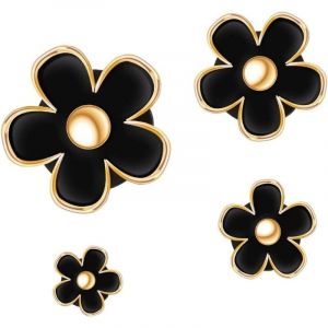 Clips de Ventilation de Fleur Marguerite,4 pi&egrave;ces Clip de Sortie de Climatisation Clip de Ventilation de Diffuseur Clip de Fleur de D&eacute;sodorisant de