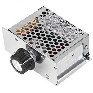 Variateur pour Moteur 220V, R&eacute;gulateur de Tension AC 4000W, Variateur de Tension 220V, Variateur de Vitesse pour Moteur, R&eacute;gulateur de Vitesse pour