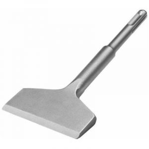SDS Plus Burin plat 165 mm x 75 mm Burin &agrave; bec coud&eacute; Burin professionnel Burin large pour utilisation en c&eacute;ramique Dalles de sol,de