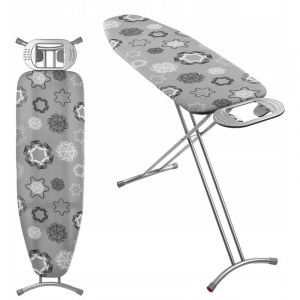 Kadax - Table à Repasser Pliable 120 x 38 cm, Planche à Repasser Ergonomique avec Housse en Coton et Pieds Ajustables pour Un Repassage Efficace