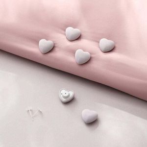 ZVD - Lot de 16 Clips de Fixation Ronds pour Housse de Couette, Motif Champignon avec Boutons, pour Housse de Couette de Chambre à Coucher