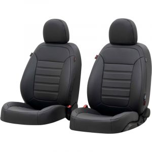 Housse de siège Robusto pour Nissan Micra iv (K13K) 05/2010-auj., 2 housses de siège pour les sièges normaux