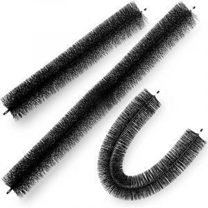 VEVOR Brosse de Protection de Gouttiere 11x96cm Protege-gouttiere Anti-feuilles 10PCS en Fil Acier Galvanise Robuste Protection de Feuilles de