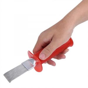 Peigne &agrave; Ailettes de Climatiseur en Acier Inoxydable, Peigne &agrave; Ailettes de Condenseur de Climatiseur Nettoyant pour Ailettes de Climatiseur Outils