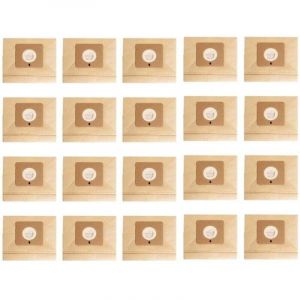 Lot de 20 Sacs de Rechange Compatibles avec Rowenta ZR003901 Compacteo accessimo / City Space / Mini Space Aspirateur,Replacement Sacs RO1717 RO1733