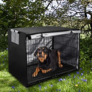Housse de couchage pour cage de transport pour chien, housse pour cage de transport pour animaux de compagnie, XS : 63,5 cm x 48,3 cm x 50,8 cm