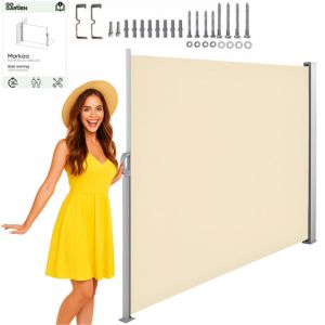 Store de terrasse, store enrouleur ext&eacute;rieur de jardin, couverture, tapis lat&eacute;ral enroulable GoGarden