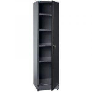 Armoire haute K&uuml;pper, mod&egrave;le 70399, 180 x 45 x 45,5 cm, 4 &eacute;tag&egrave;res robustes d'une capacit&eacute; de charge de 75 kg chacune, verrouillable