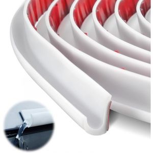 Goutti&egrave;re Camping-car, 5M Goutti&egrave;re Pluie Camping Car de Dos Autocollant, Goutti&egrave;re Voiture PVC pour V&eacute;hicule/Camion/Camping-car/Bateau, Gouttiere