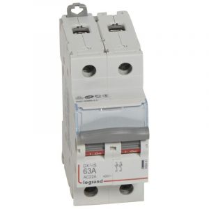 Interrupteur-sectionneur DX³-IS 2P 400 v 63 a 2 modules. Legrand 406441