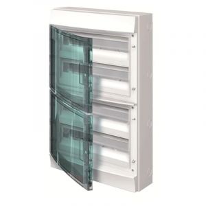 ABB - Tableau &eacute;lectrique en Plastique, 72 Modules, 125A IP65, 735 x 430 x 155mm, s&eacute;rie Mistral65 ( Prix pour 1 )