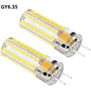 Ampoule à filament LED GY6.35, LED G6.35 12 V, ampoule halogène 7 W, perles de lampe à économie d'énergie GY6.35, non dimmable (lot de 2)