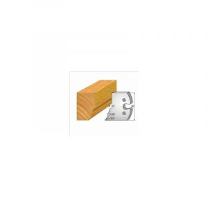 Luxoutils - 267: Jeu de 2 fers 50mm jet d'eau 20° pour porte outils 50mm
