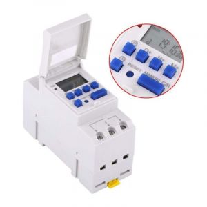 Cyslmuk - Interrupteur horaire programmable programmable hebdomadaire,Interrupteur Relais,avec écran lcd, minuterie 16on et 8off,THC15A 220V
