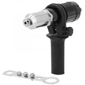 Adaptateur Riveteuse OUYLAF, Kit d'adaptateur de Pistolet &agrave; Riveter pour Perceuse &eacute;lectrique sans Fil, Pistolet &agrave; Riveter &eacute;lectrique Rivetage Outil
