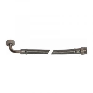 Tucai - Flexible de raccordement - 100 cm - m 1/2' - f 1/2' coud&eacute;e