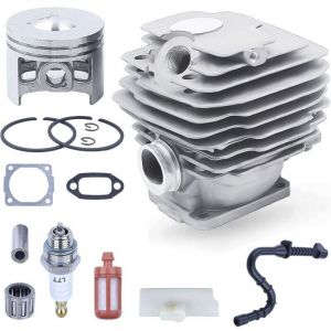 Piston et Cylindre pour STIHL 028 028AV 028AVS 028WB Tronconneuse, Cylindre + Piston + Joint + Bougie + Roulement Pi&egrave;ces de Rechange Moteur 028 AV