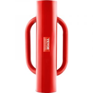 Vevor - Enfonce-pieux de Cloture, Diametre Interieur 68,58 mm, Pilon de Poteau en t Manuel avec Poignees en Acier au Carbone Robuste 6,4 kg, Canal u
