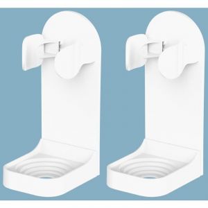 Lot de 2 Support Brosse a Dent Electrique, Porte Brosse à Dents Electrique , Support Mural Brosse a Dent Electrique Adhésif Solide Réglable