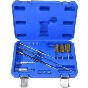 Kit De Nettoyage pour Injecteur,Kit De Nettoyage De Compartiment D&rsquo;Injecteur,Kit Brosse Nettoyage Puit Injecteur Diesel Voiture,Ensemble D'Outils De