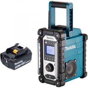 Makita DMR 116 F1 Radio de chantier sans fil 14,4 - 18 V AM FM AUX + 1x batterie 3,0 Ah - sans chargeur