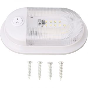 Plafonnier pour le Camping-Car, Lumi&egrave;re Blanche Naturelle 4000-4500K, 24 SMD 2835 LED, &Eacute;clairage Interieur de Camping-Car, Refroidailsiment Efficace