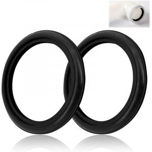 CCYKXA Joints d'&eacute;tanch&eacute;it&eacute; pour tuyau de chasse d'eau de r&eacute;servoir de WC, 2 joints &agrave; l&egrave;vre, compatibles avec la pi&egrave;ce d&eacute;tach&eacute;e 362.771.001, diam&egrave;tre