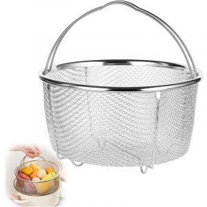 Panier &agrave; Vapeur en Maille, Panier Vapeur, Panier &agrave; Autocuiseur, Panier &agrave; Vapeur de L&eacute;gumes, Panier &agrave; Vapeur pour Marmite Instantan&eacute;e, Cuit Vapeur