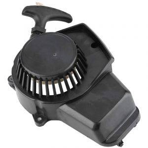 Sjlerst - Tirez le d&eacute;marreur 47-49cc 2 temps pour allumeur universel de quad de salet&eacute; de moto(Noir) lanceur pocket bike