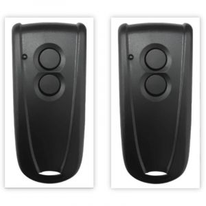 2 Pi&egrave;ces Telecommande Porte de Garage pour EcoStar RSC2-433 RSE2-433 RSZ1-433, pour Hormann Ecostar Liftronic/TUBAUTO EuroPro 500/700/800, pour Portro